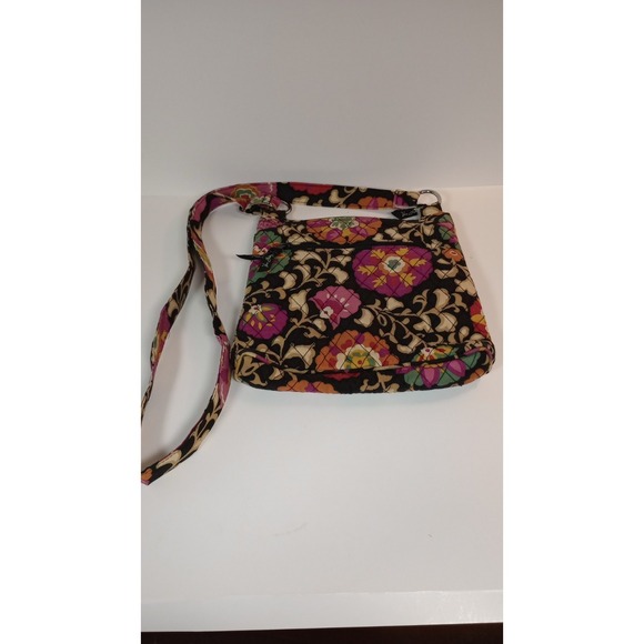 Vera Bradley Handbags - Vera Bradley Suzani Crossbody Purse Bag Pink Purple Paisley Retired Pattern